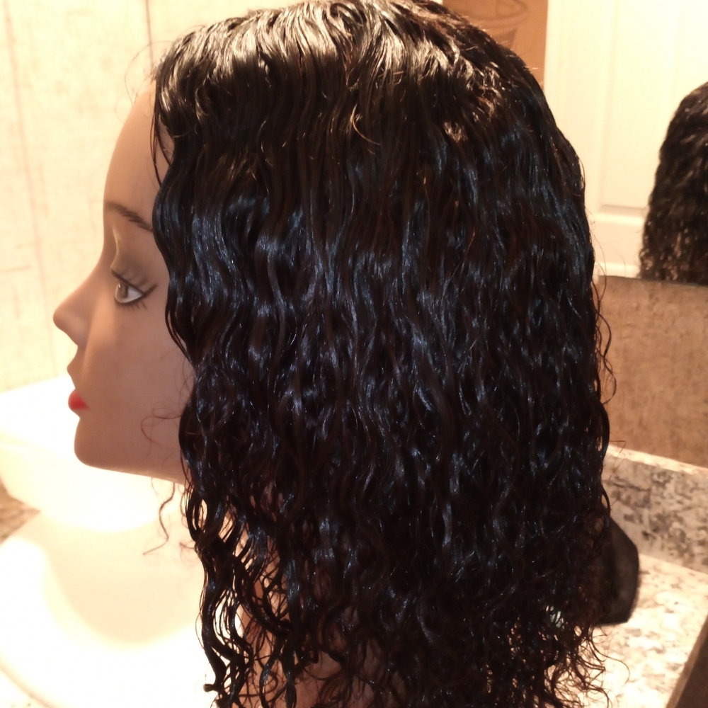 Lacefront human hair wig